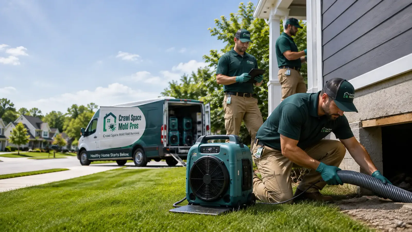 Crawl Space Mold Removal in Bayville, NY